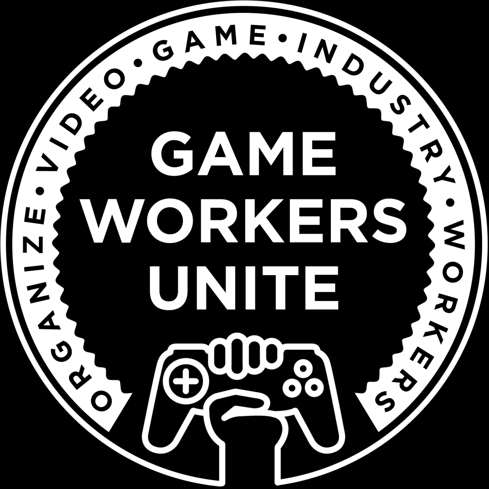 Gaming works. Work game. Creative workers Union. Inscription game worker.