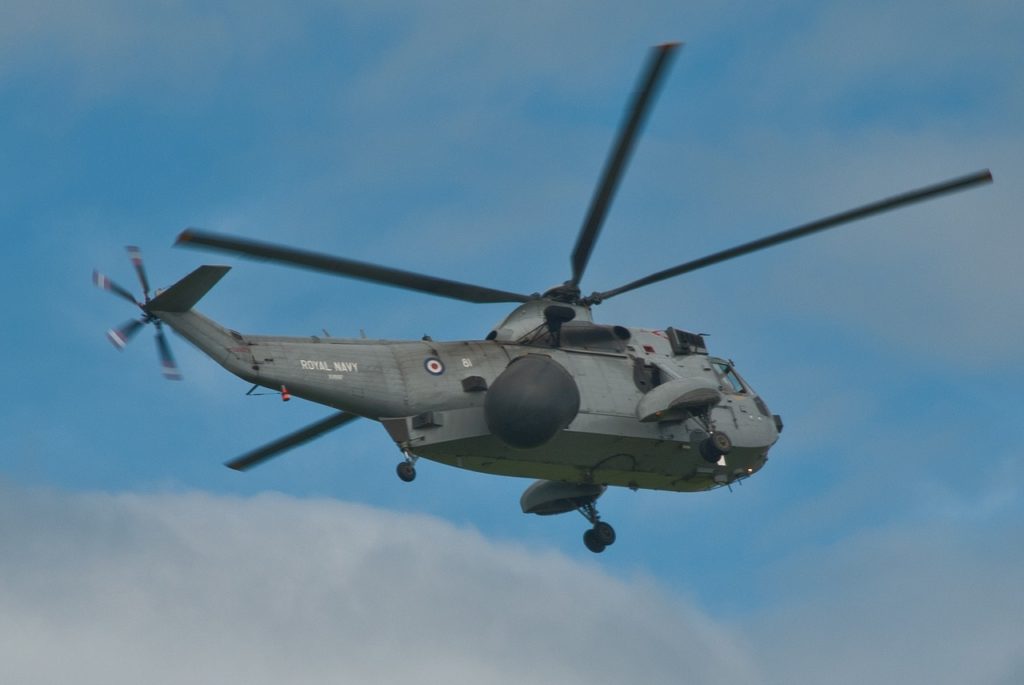 RAF Sea King helicopter - credit Jon Cully