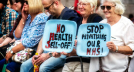 nhs protest