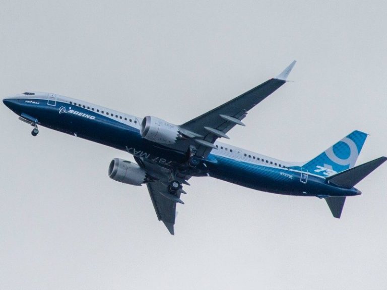 A Boeing aeroplane