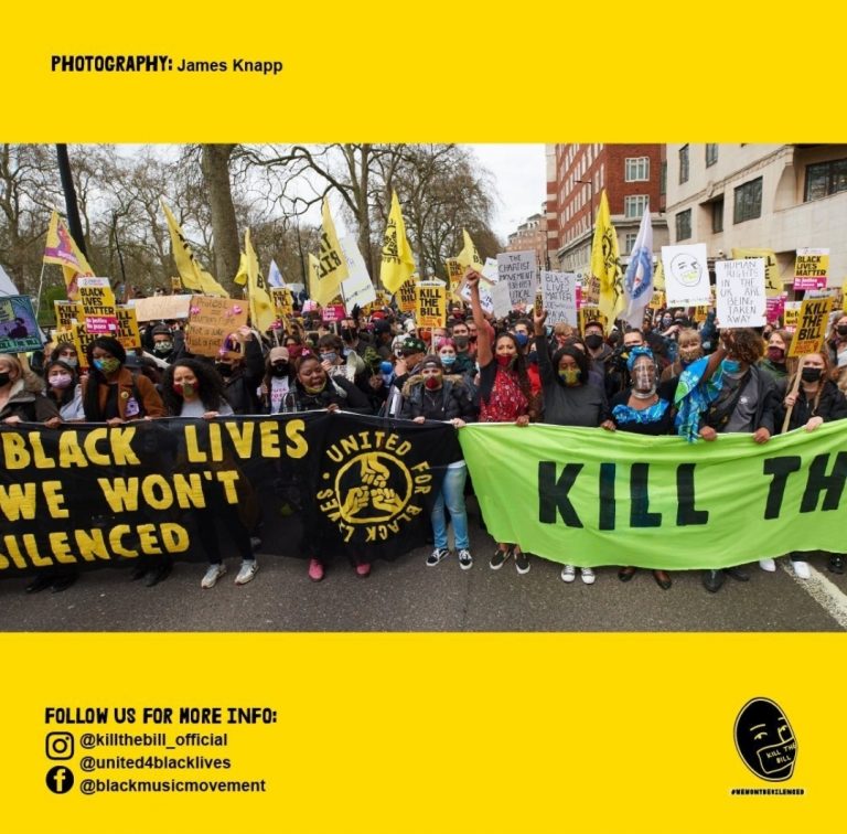 A Kill the Bill social media graphic