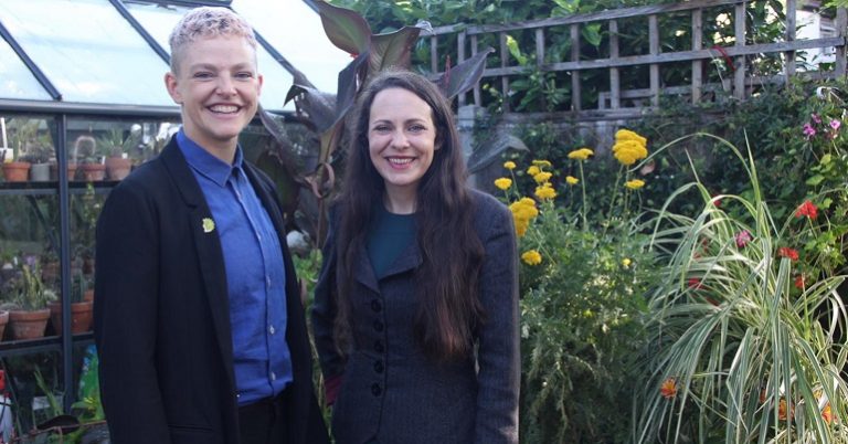Tamsin Omond and Amelia Womack