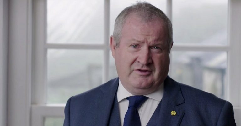 Ian Blackford speaking at SNP conference