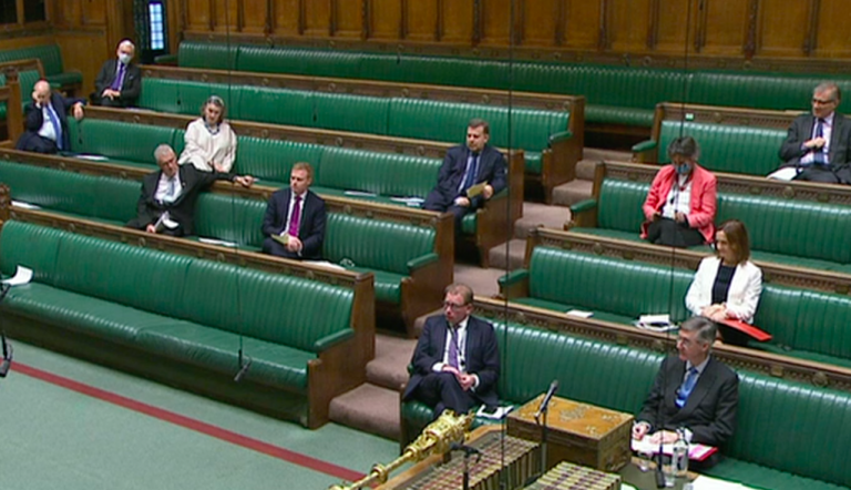Tory MPs without masks