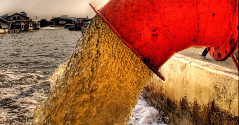 Sewage pollution