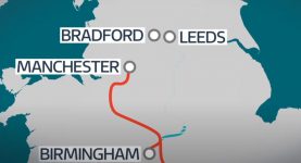 The HS2 route will stop at Manchester