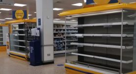 Empty supermarket shelves show the true cost of Brexit