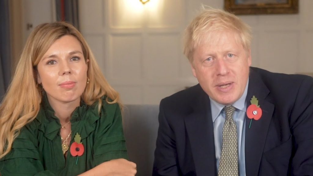 Boris Johnson and Carrie Symonds