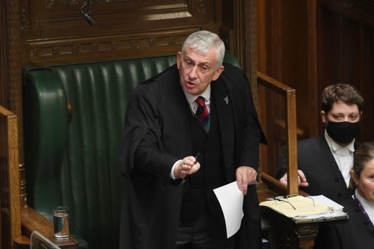 Speaker of the House of Commons Lindsay Hoyle