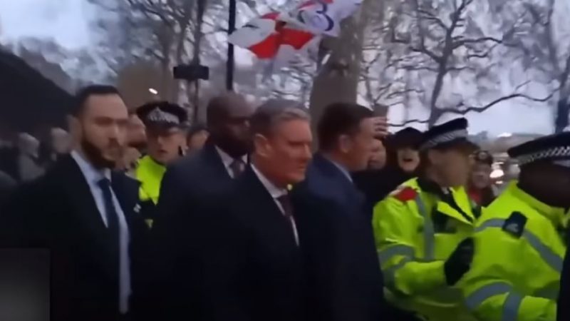 Starmer attacked by mob