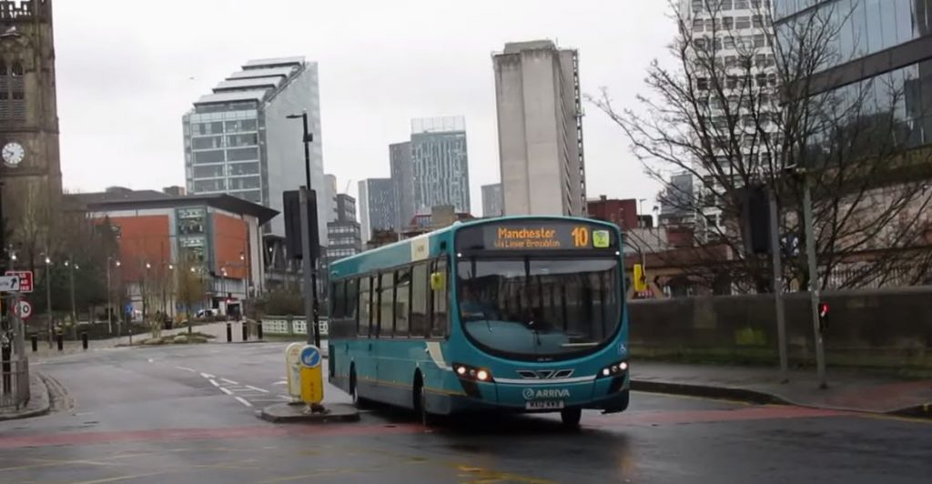 A bus in Greater Manchester