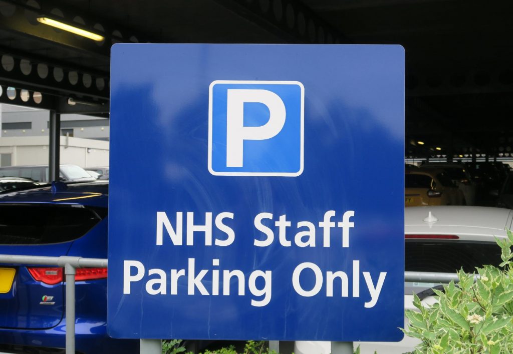 NHS parking image
