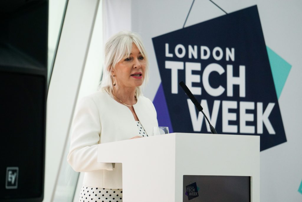Nadine Dorries at London Tech Week 2021