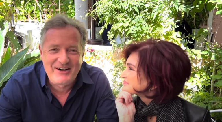Piers Morgan and Sharon Osbourne