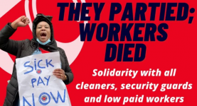 Solidarity with cleaners