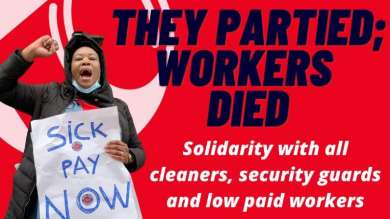 Solidarity with cleaners