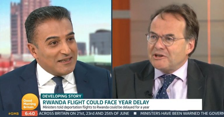 A still of Times sketch writer Quentin Letts appearing on Good Morning Britain