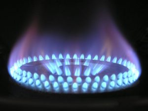 Photo of a gas hob