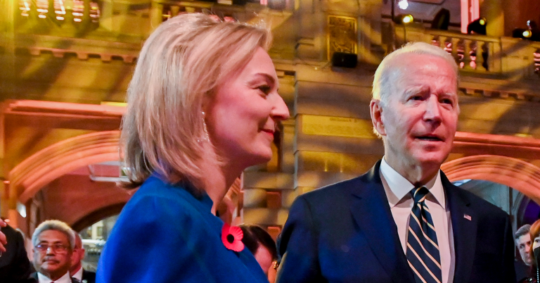 Liz Truss and Joe Biden