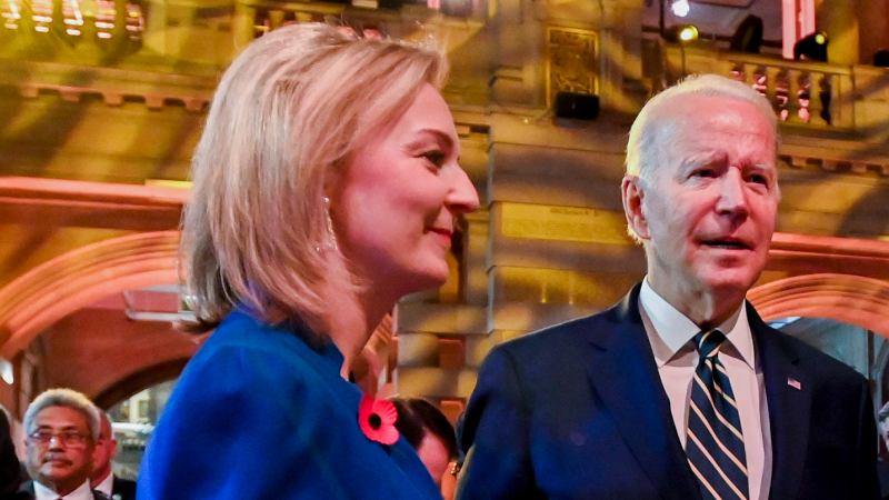Liz Truss and Joe Biden