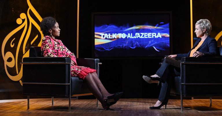 A still from an Al Jazeera interview