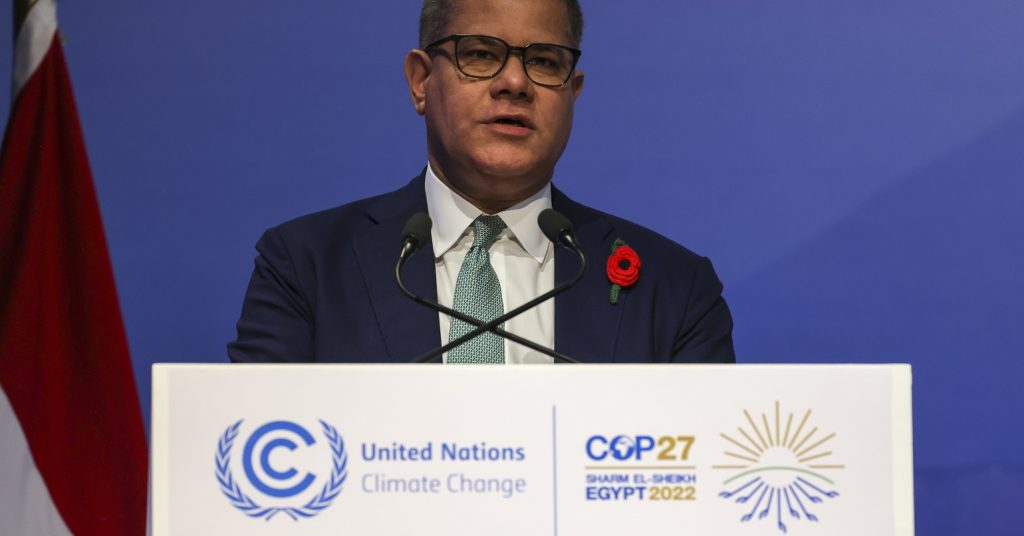 Alok Sharma at COP27