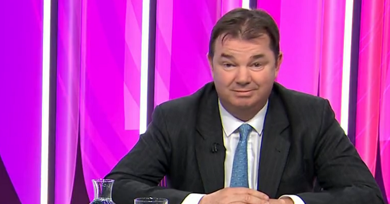 Guy Opperman discussing the new coal mine on Question Time