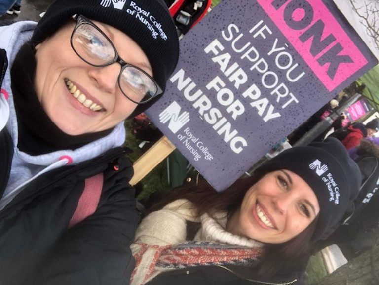 Nurses strike