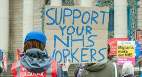 NHS workers strike