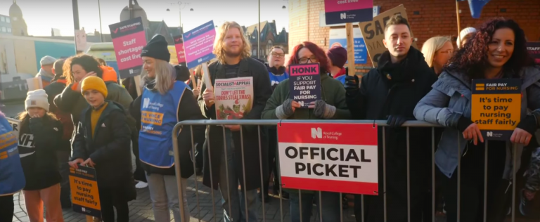 Nurses strike