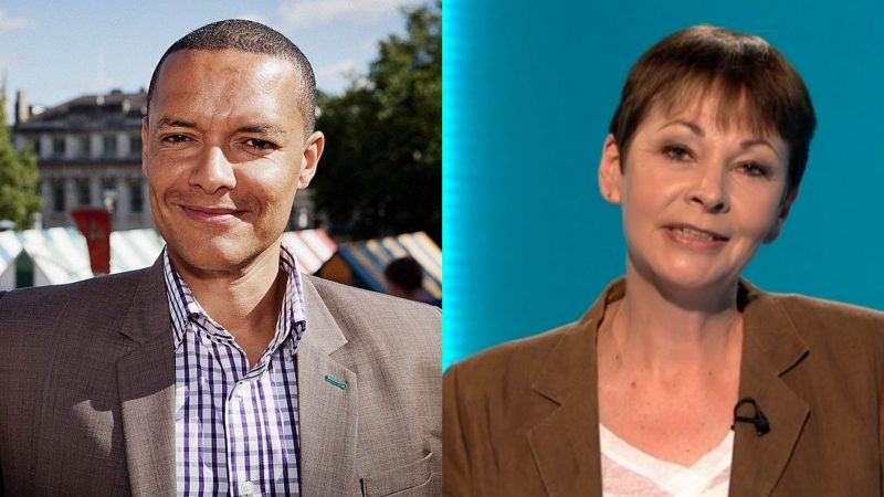 Green New Deal APPG co-chairs Clive Lewis and Caroline Lucas