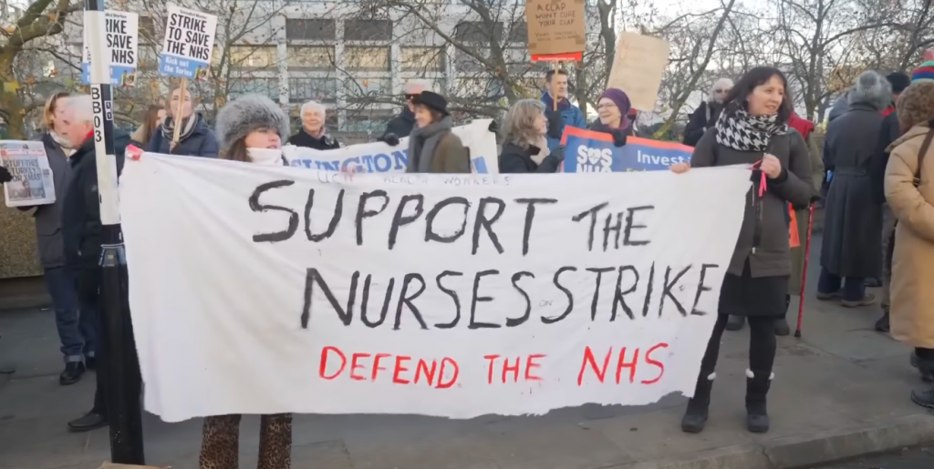 Nurses strike