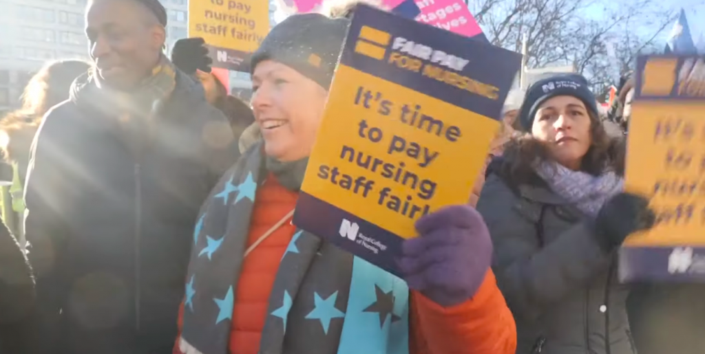 Nurses strike