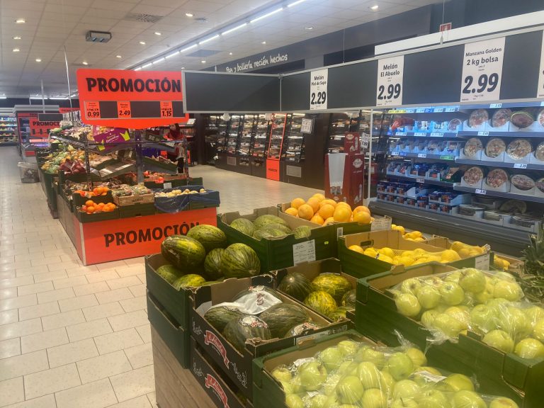Supermarket in Spain