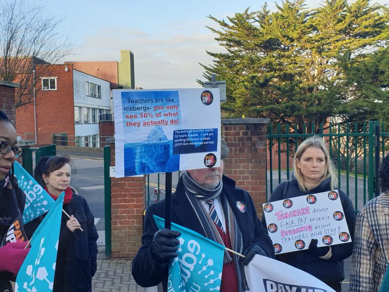 Teachers strike
