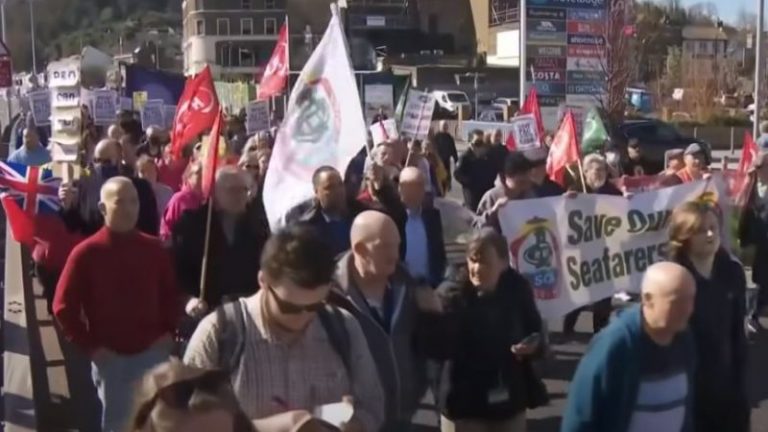 P&O Ferries protest