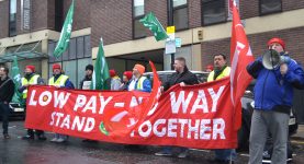 RMT cleaners strike