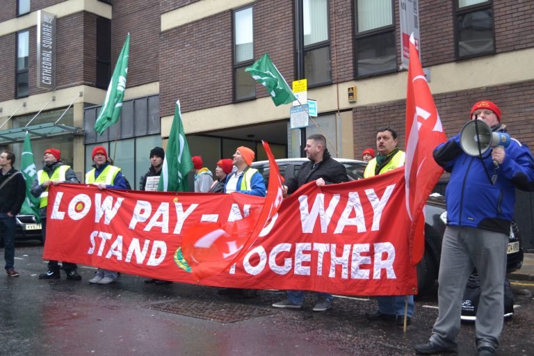 RMT cleaners strike