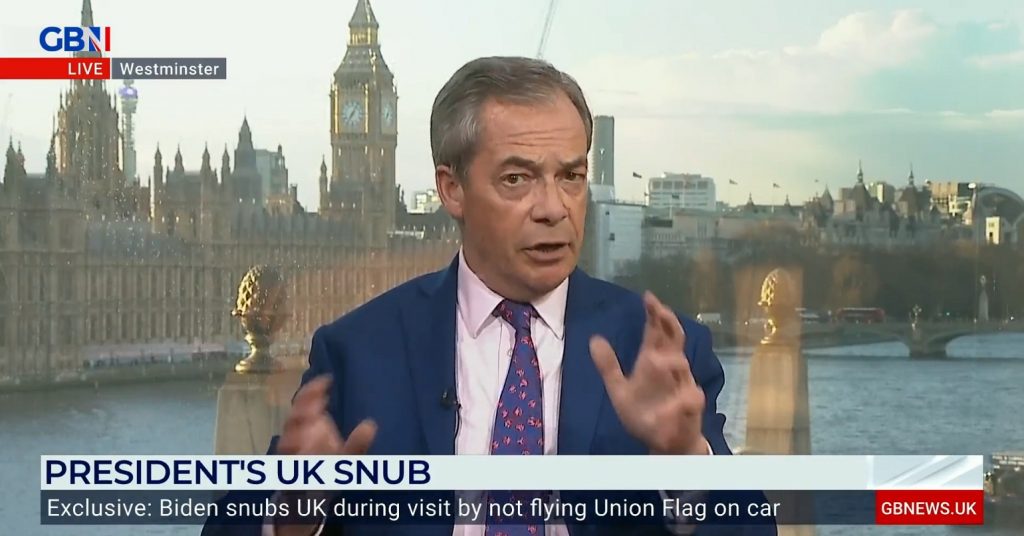 Nigel Farage on GB News