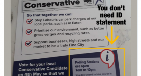 Tory leaflet