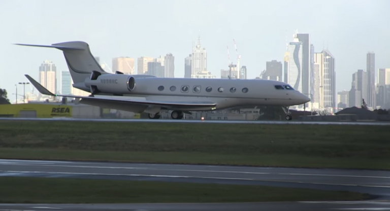 Murdoch's private jet