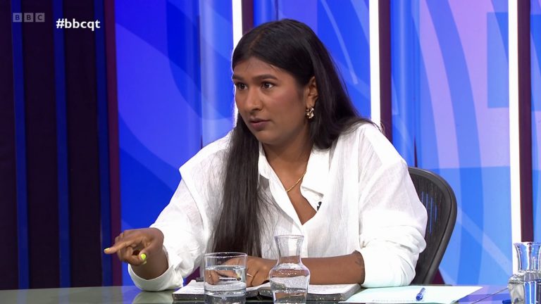 Ash Sarkar on BBC Question Time