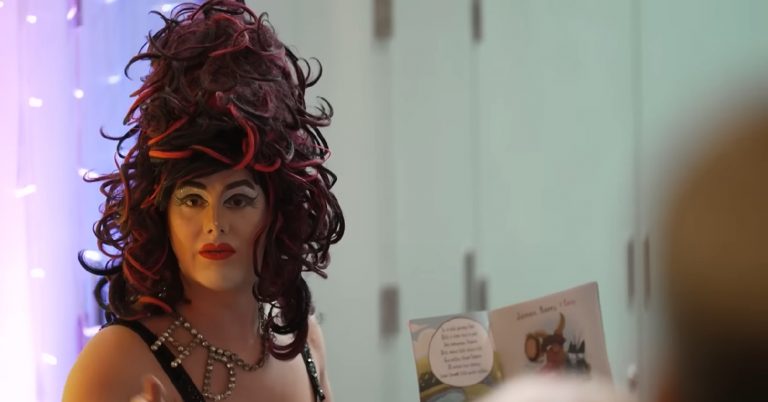 A Drag Queen Story Hour performance