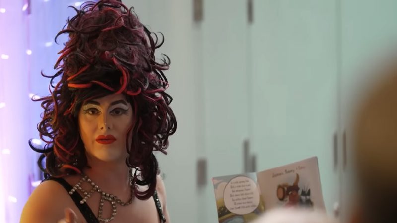 A Drag Queen Story Hour performance