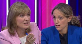 Fiona Bruce and Helen Whately on Question Time