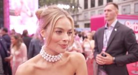 Margot Robbie at the Barbie premiere