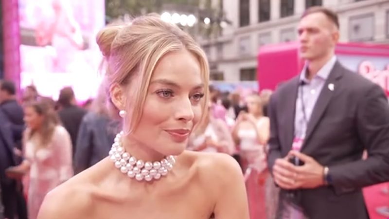 Margot Robbie at the Barbie premiere