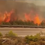 Wildfires on Rhodes
