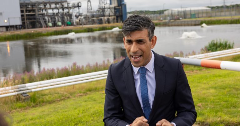 Rishi Sunak in Aberdeen