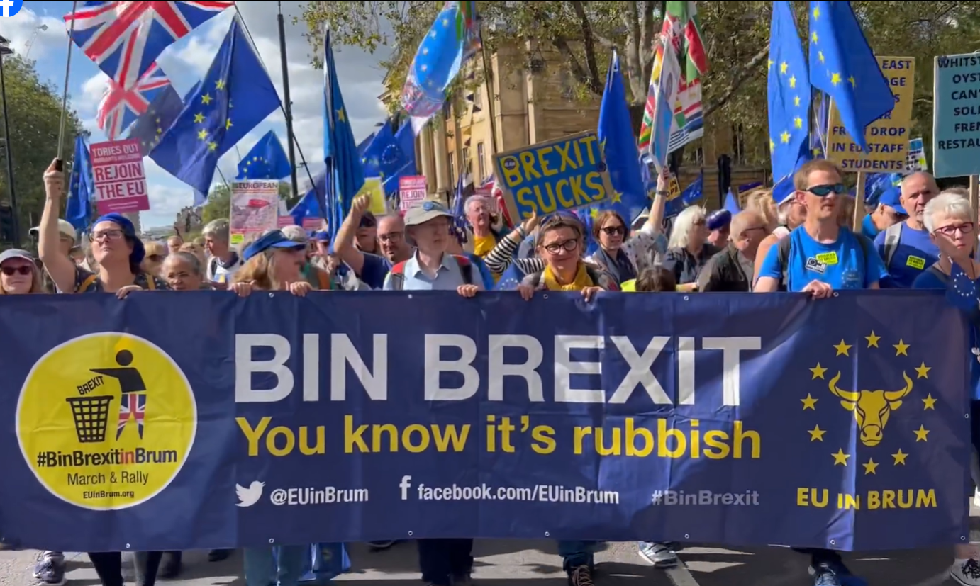 Thousands gather in London for National Rejoin March - Vimarsana News